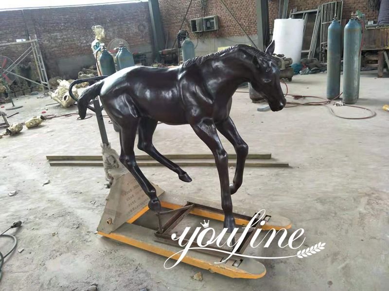 Life Size Bronze Horse Statue Mare and Pony for Sale