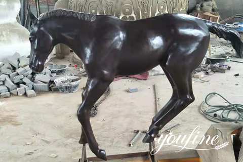 Life Size Bronze Horse Statue Mare and Pony for Sale