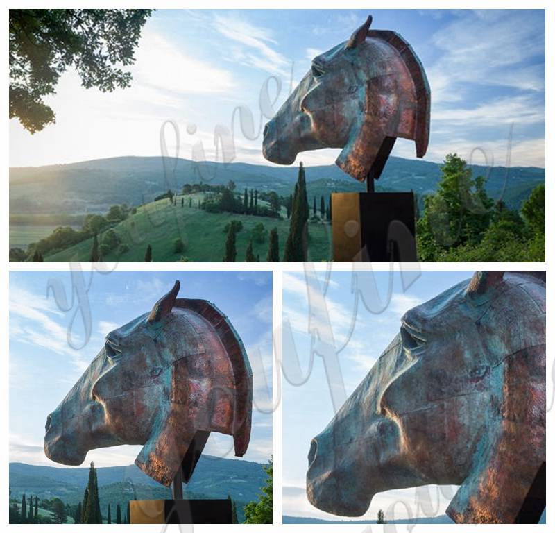 Giant Horse Head Sculpture