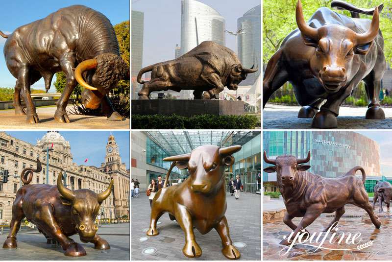 Bronze Bull Statue,