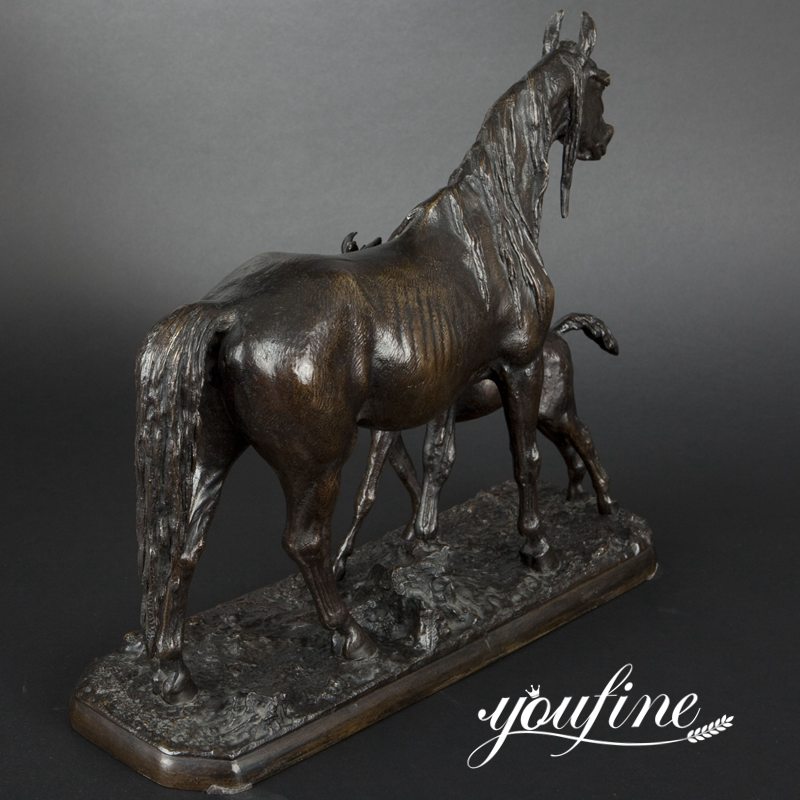 Mare and Foal Sculpture Bronze Decor for Sale BOKK