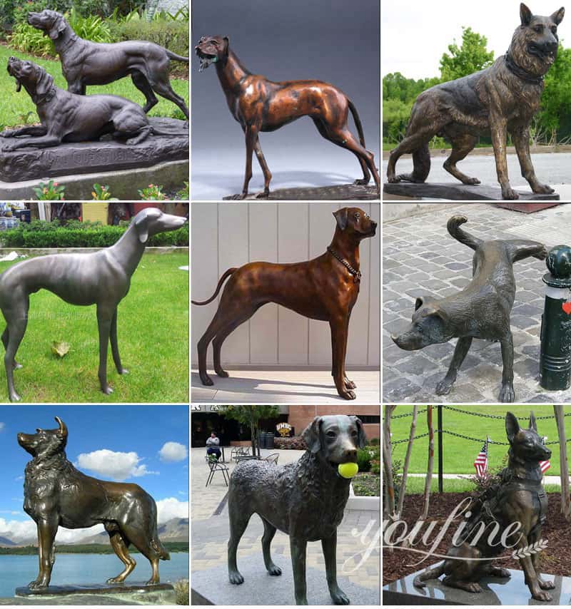 French bulldog sculpture