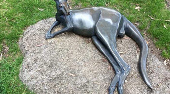 Life-size Fine Casting Bronze Kangaroo Sculpture from Factory Supply BOKK-992