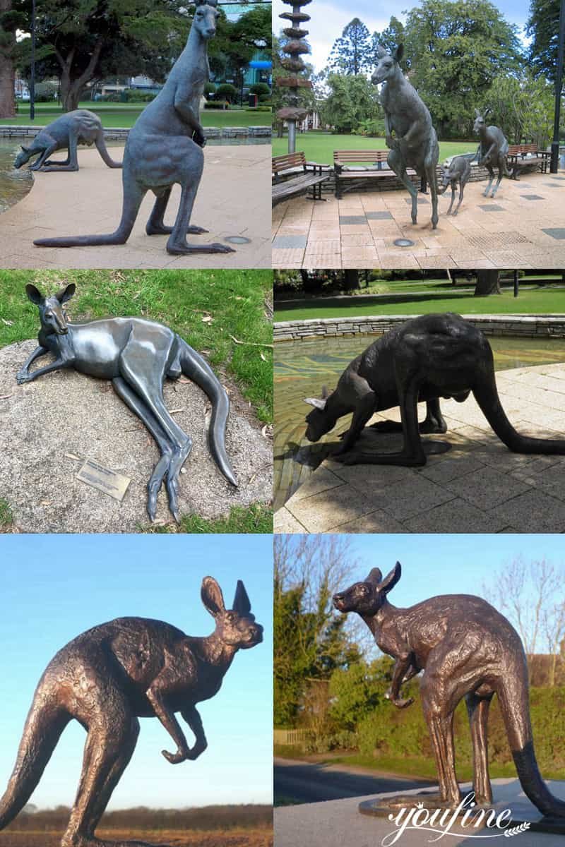 big kangaroo statue