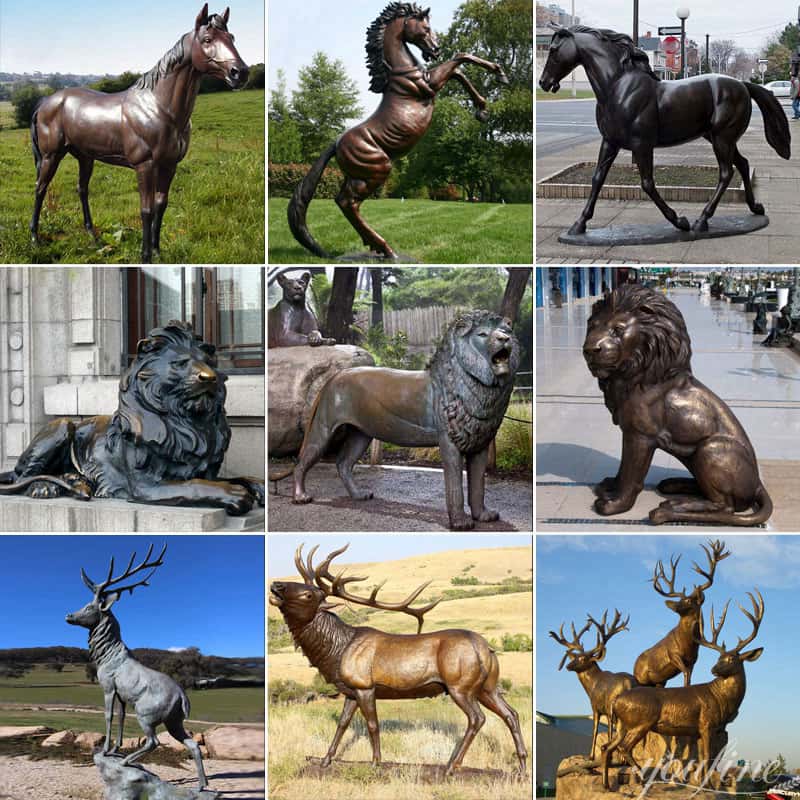 bronze horse statue life size