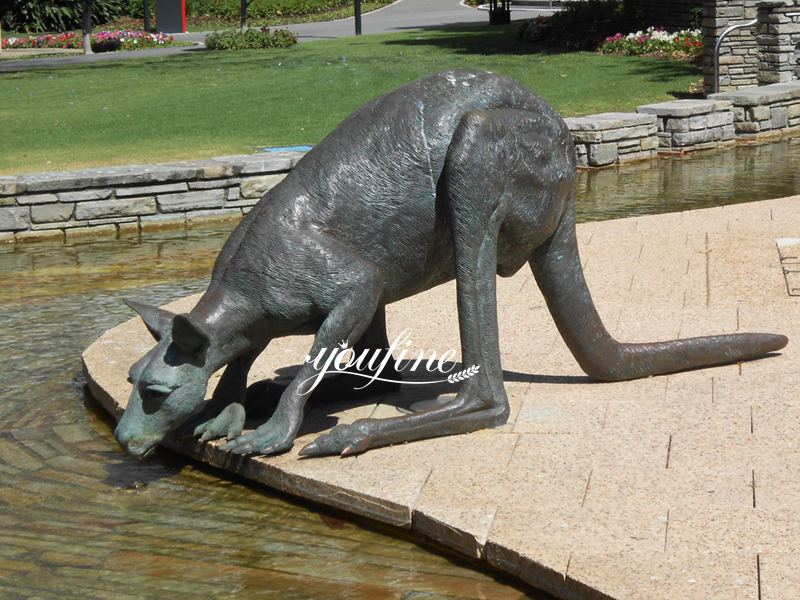bronze kangaroo-YouFine Sculpture