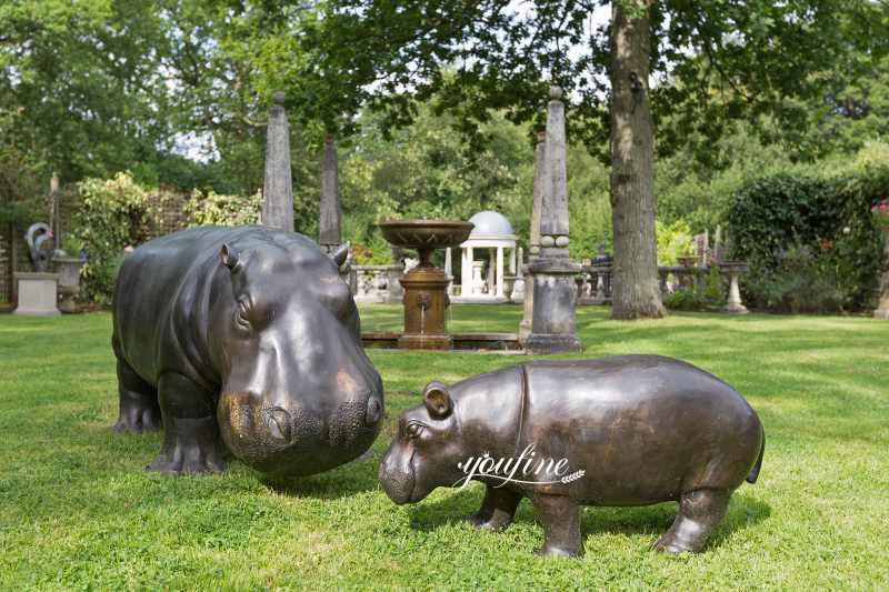 hippo garden statue-YouFine Sculpture