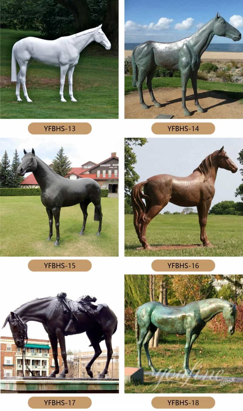 horse statue bronze