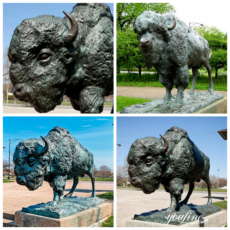 bronze bison