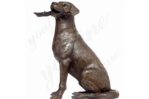 Life Size Bronze Dog Garden Statue for Sale BOKK-549