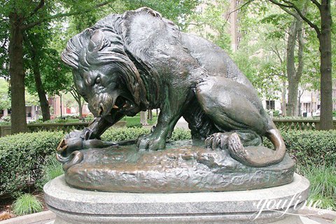 Life Size Bronze Lion Statue Garden Decor Manufacturer BOKK-258
