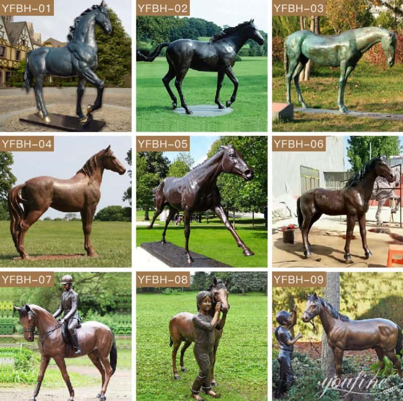 bronze horse statues for sale (1)