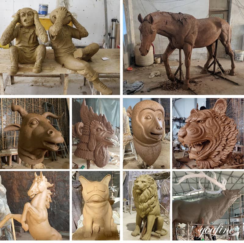 Monkeys Statues for Garden Decor