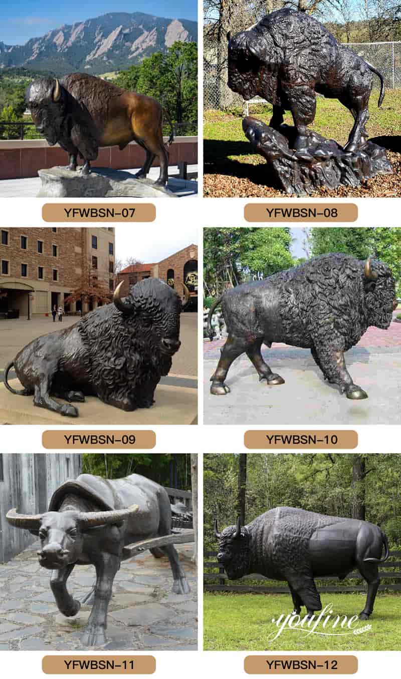 bison statue for sale