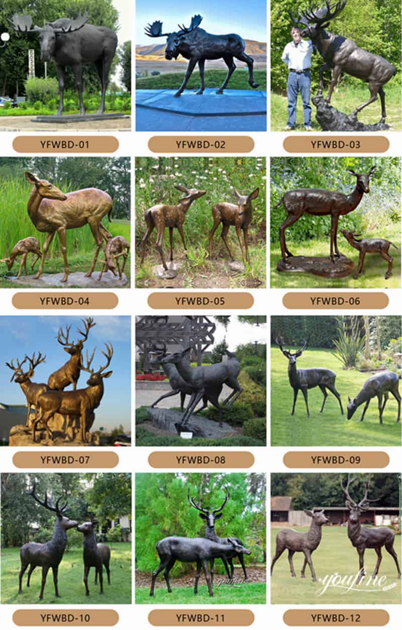bronze Deer statue (2)