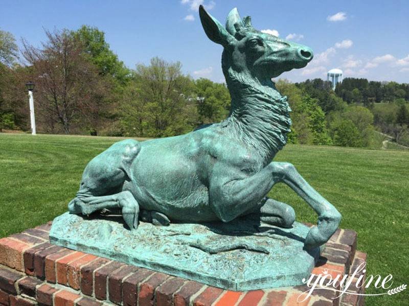 bronze Deer statue