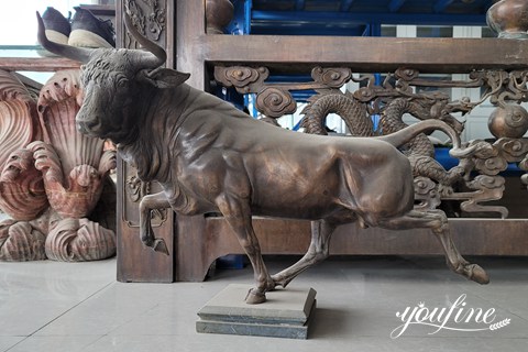 Antique Bronze Bull Statue Home Decor from Factory Supply BOK1-013