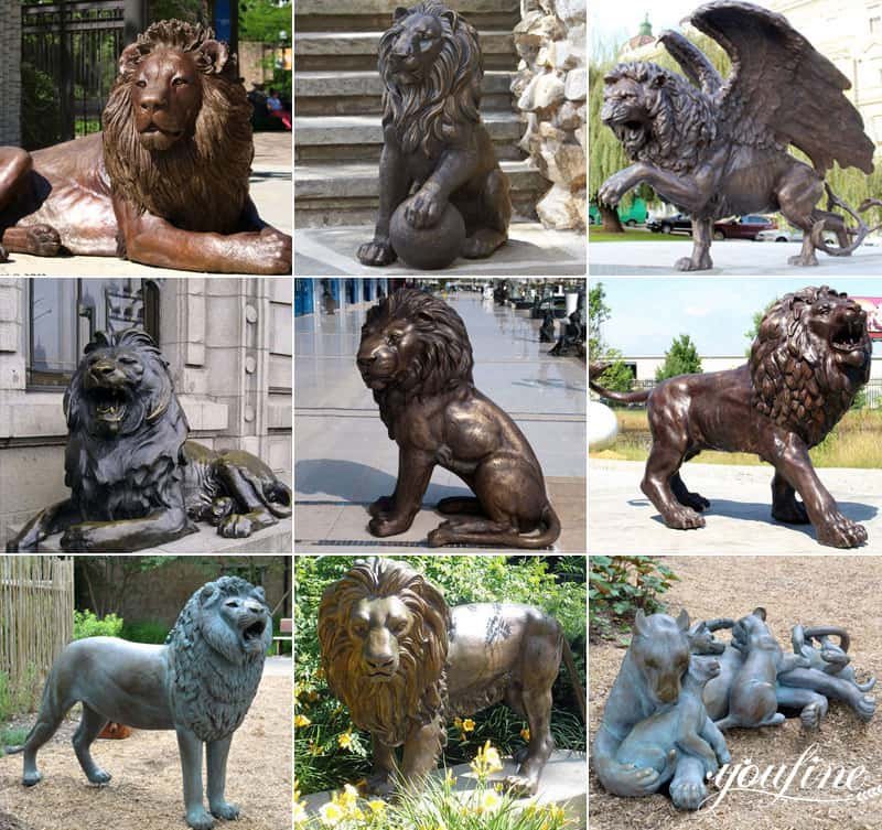 bronze animals sculpture
