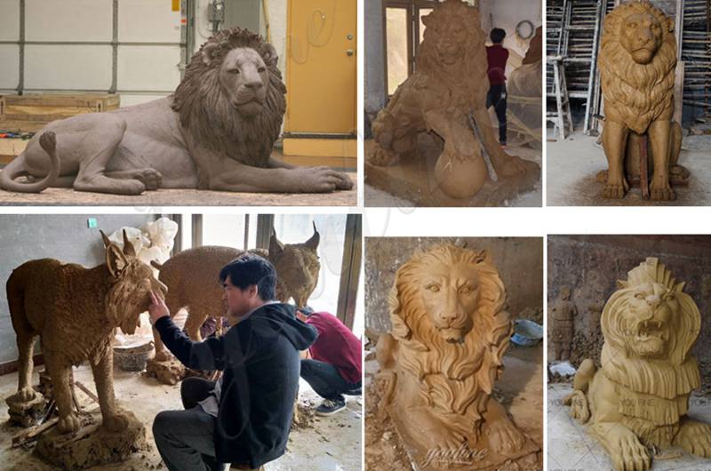 Life Size Lion Statue-YouFine Sculpture (1)