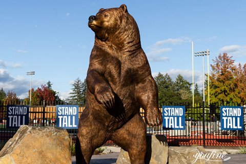 grizzly bear statue