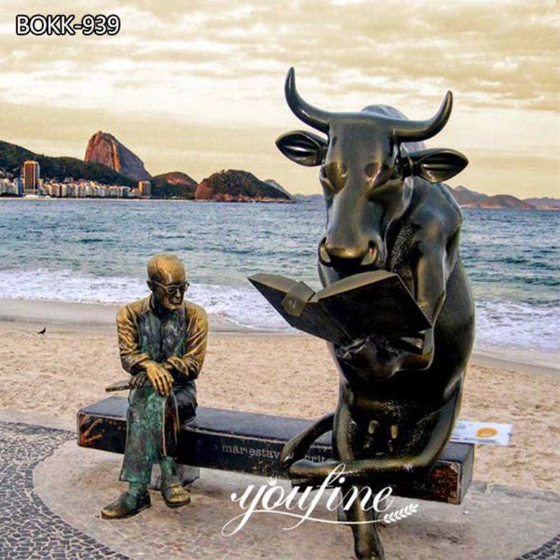 bronze bull sculpture-YouFine Sculpture (2)