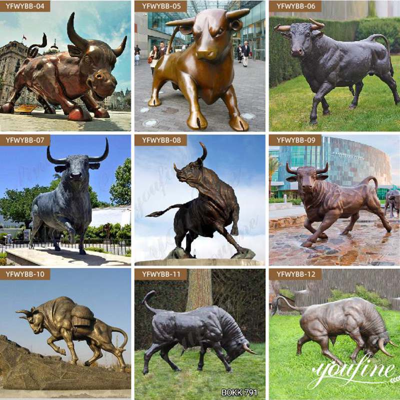 bronze bull sculpture-YouFine Sculpture (2)