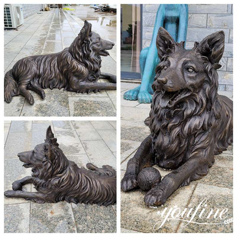 bronze statue of dog-YouFine Sculpture (1)