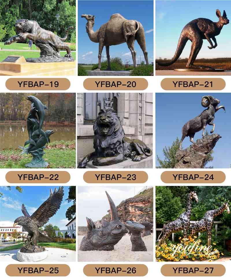 Bronze animal sculpture-YouFine Sculpture