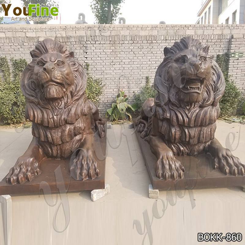 Bronze lion statue - YouFine Sculpture (2)