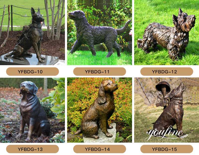 bronze greyhound statue - YouFine Sculpture