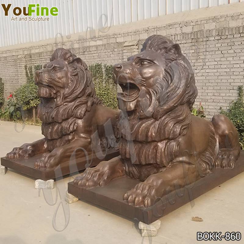 life size lion sculpture - YouFine Sculpture (2)
