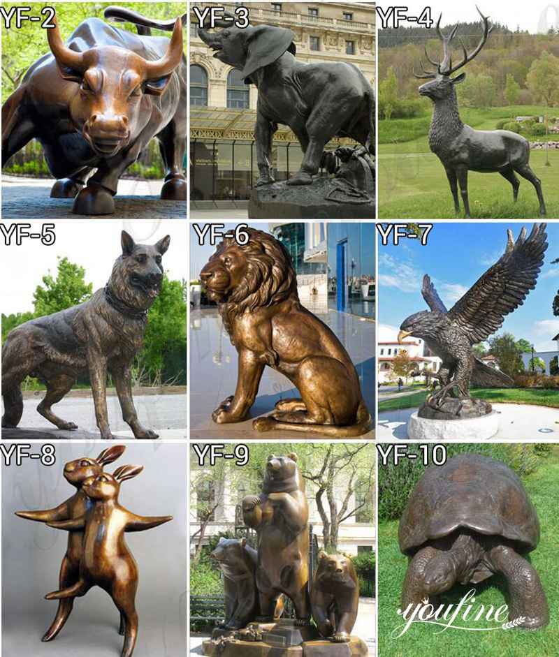 Bronze animal statue - YouFine Sculpture