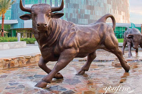 Bronze Life Size Bull Statue from Factory Supply BOKK-364