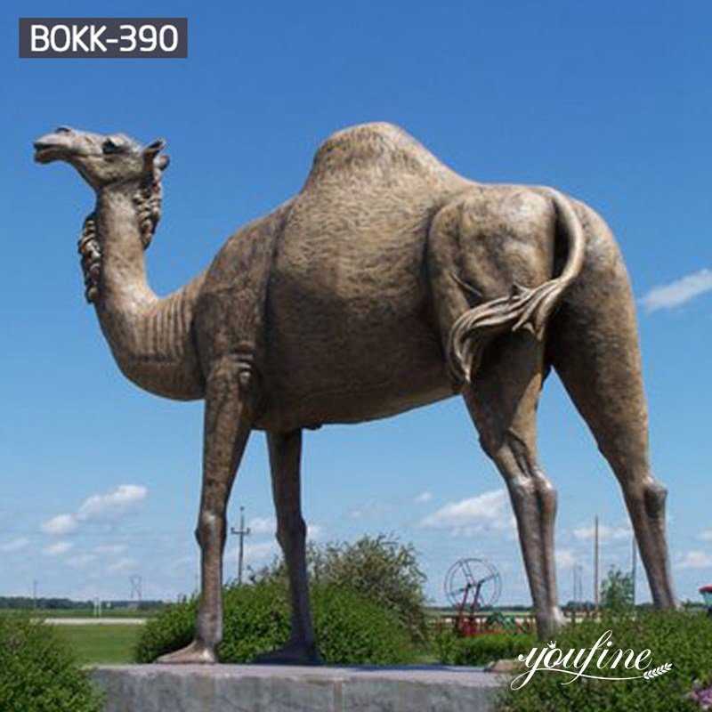 Life Size Bronze Camel Statue High Quality Decor Supplier BOKK-390