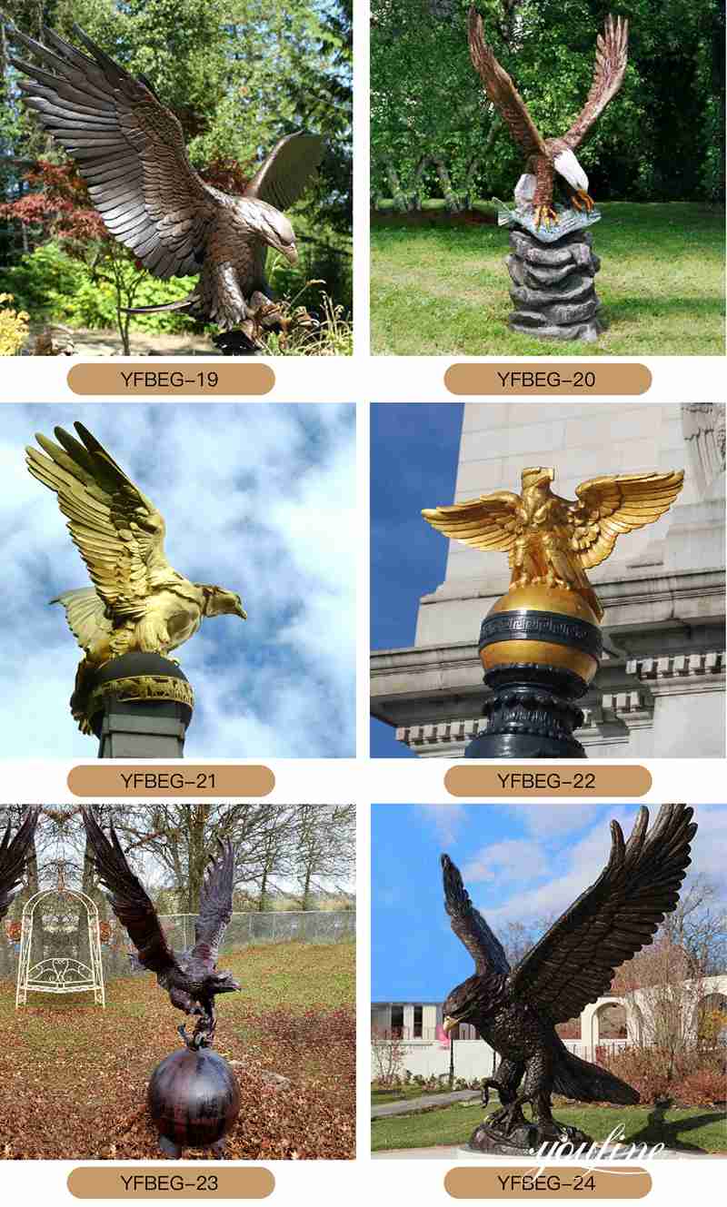 Life Size Eagle Statue - YouFine Sculpture (1)