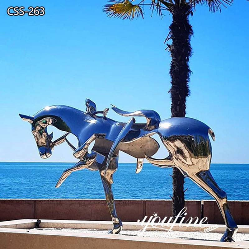 Unmask Group Outdoor Metal Horse Sculpture for Sale CSS-263