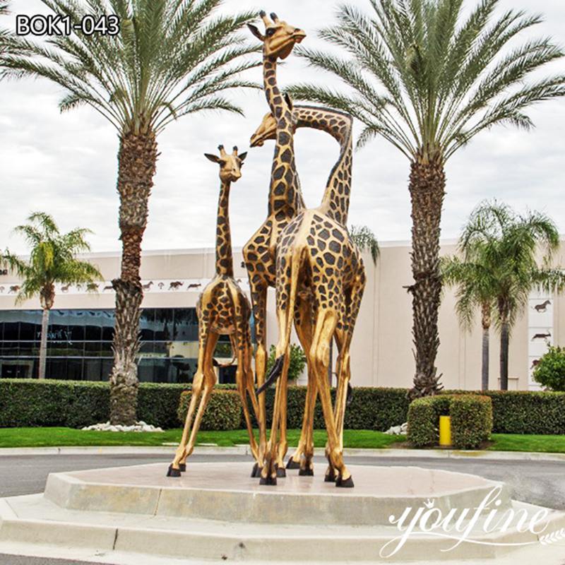 Bronze Giraffe Statue -YouFine Sculpture