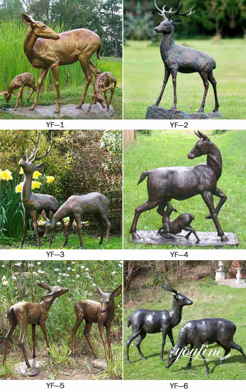 Bronze Elk Statue -YouFine Sculpture
