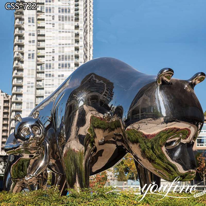 metal bear yard art - YouFine Sculpture (2)