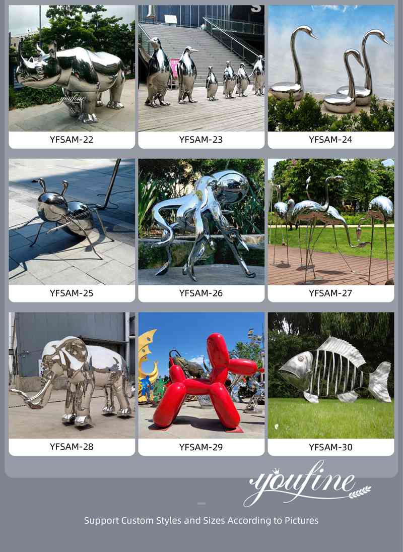 Metal Elephant Sculpture -YouFine Sculpture