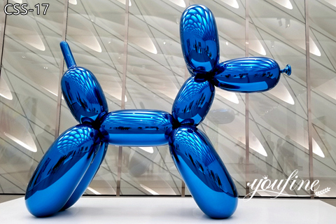 Contemporary Art Blue Balloon Dog Sculpture Decor for Sale CSS-17