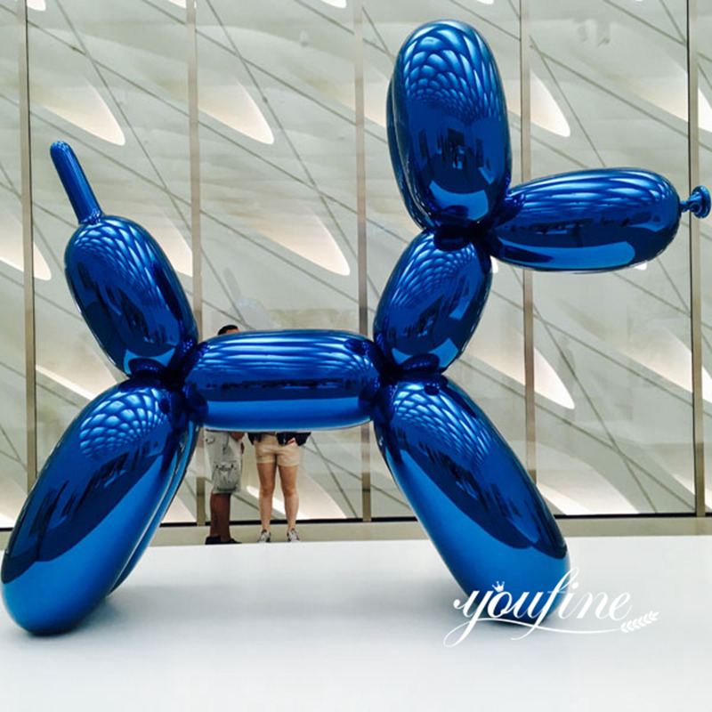Contemporary Art Blue Balloon Dog Sculpture Decor for Sale CSS-17