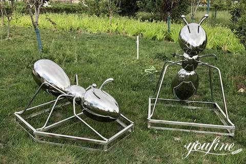 Large Outdoor Metal Ant Sculpture Modern Decor Factory Supply CSS-520