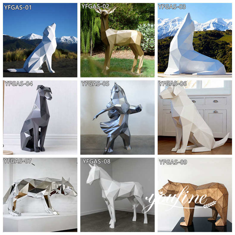 geometric animal statue -YouFine Sculpture