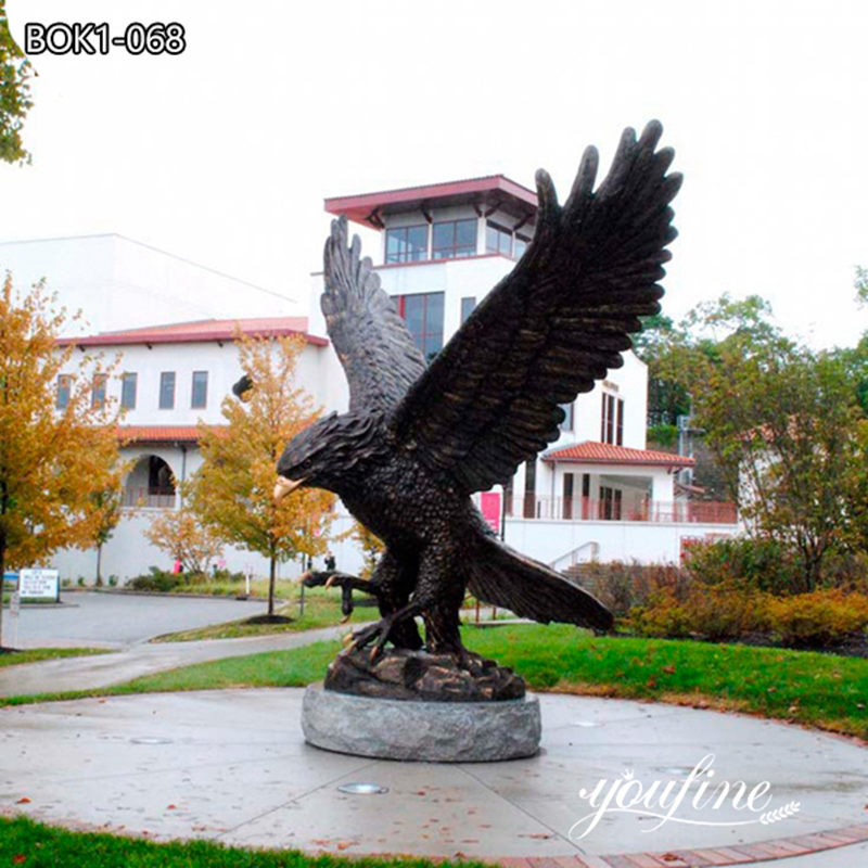 large bronze eagle statue -YouFine Sculpture