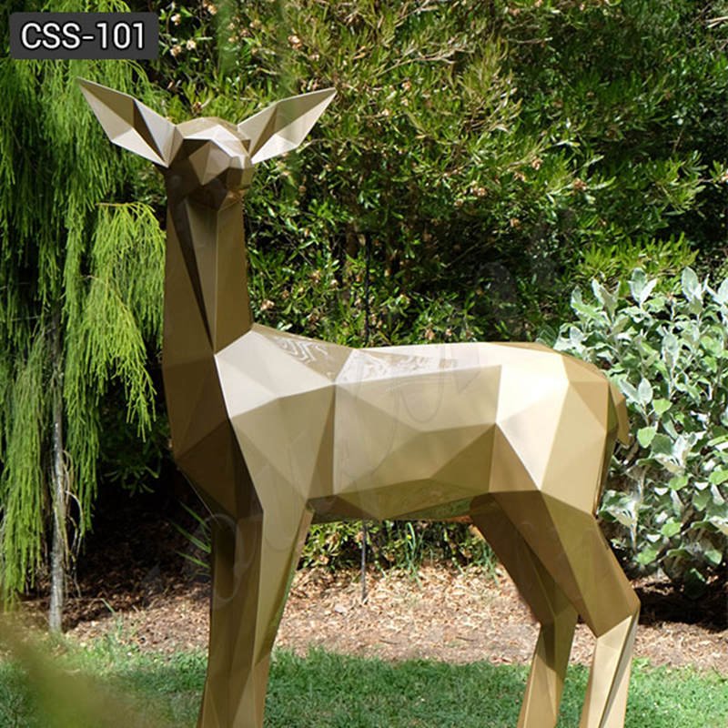 life size metal deer statue -YouFine Sculpture