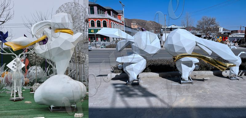 white rabbit garden statue - YouFine Sculpture (3)