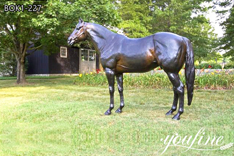 Life Size Bronze Horse Statue Outdoor Decor for Sale BOK1-227