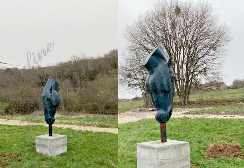 Real Feedback of Bronze Horse Head Sculpture from YouFine Sculpture