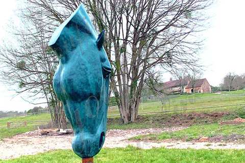 Real Feedback of Bronze Horse Head Sculpture from YouFine Sculpture
